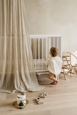 QUAX - Lit Bébé FLOW 120 x 60 cm - Blanc