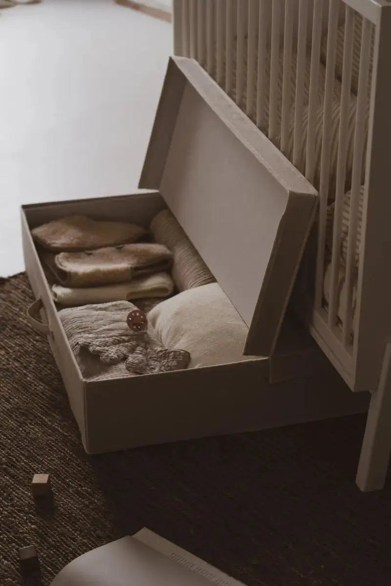 QUAX - Lit Bébé HAI NO KI 60 x 120 Cm - Frêne Noir - Les Petits