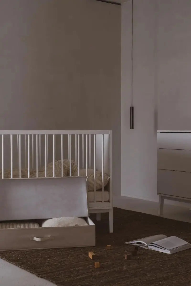 QUAX - Lit Bébé HAI NO KI 60 x 120 Cm - Frêne Noir