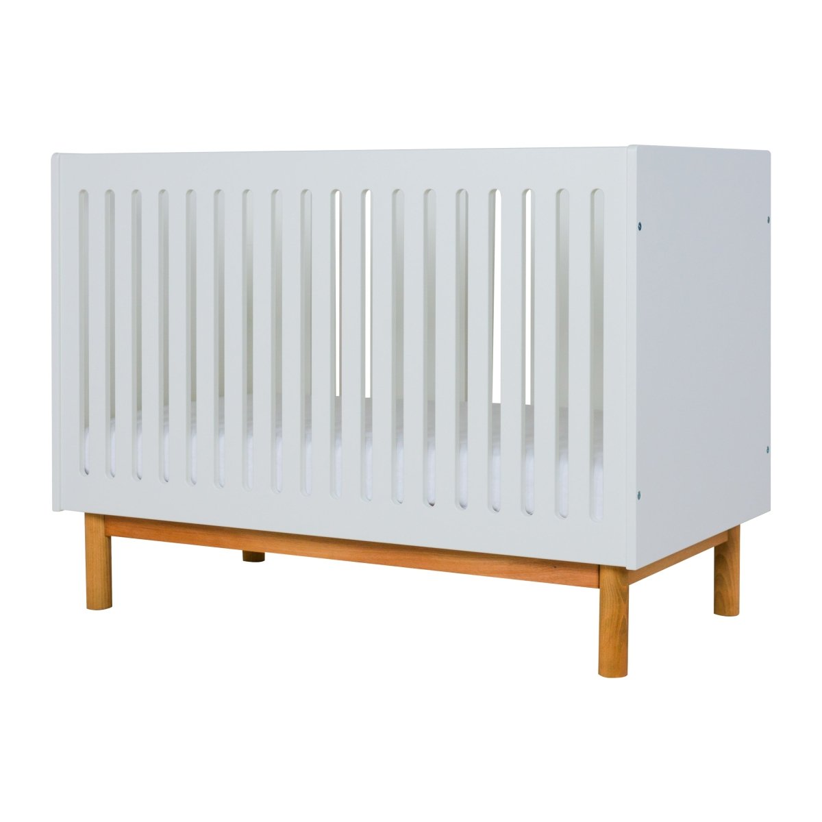 QUAX - Lit Bébé Mood 60 x 120 Cm - Blanc