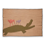 QUAX-Plaid Matelassé 120 x 170 Cm - Croco
