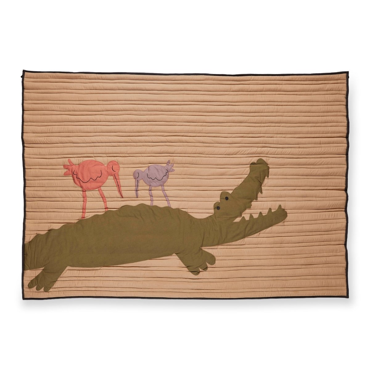 QUAX-Plaid Matelassé 120 x 170 Cm - Croco