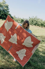 QUAX-Plaid Matelassé 120 x 170 Cm - Happy Birds