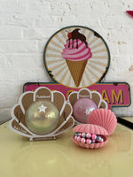 RATATAM KIDS - Ballon Coquillage Rose 10 Cm