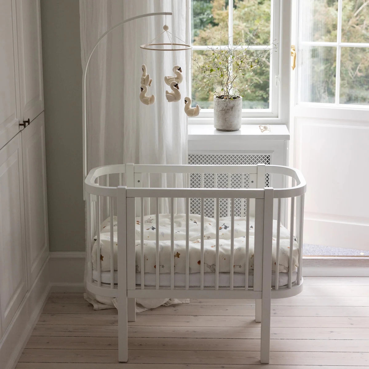 SEBRA - Lit Bébé Cododo Sebra, Blanc Classique