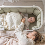 SEBRA - Lit Bébé Cododo Sebra, Blanc Classique