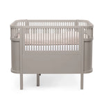 SEBRA - Lit Bébé évolutif Sebra en Bois 70x110 cm - Beige