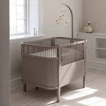 SEBRA - Lit Bébé évolutif Sebra en Bois 70x110 cm - Beige