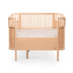 SEBRA - Lit Bébé évolutif Sebra en Bois 70x110 cm - Hêtre