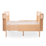 SEBRA - Lit Bébé évolutif Sebra en Bois 70x110 cm - Hêtre