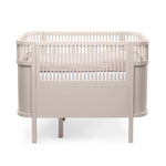 SEBRA - Lit Bébé évolutif Sebra en Bois 70x110 cm - Rose