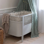 SEBRA - Lit Bébé évolutif Sebra en Bois 70x110 cm - Stone