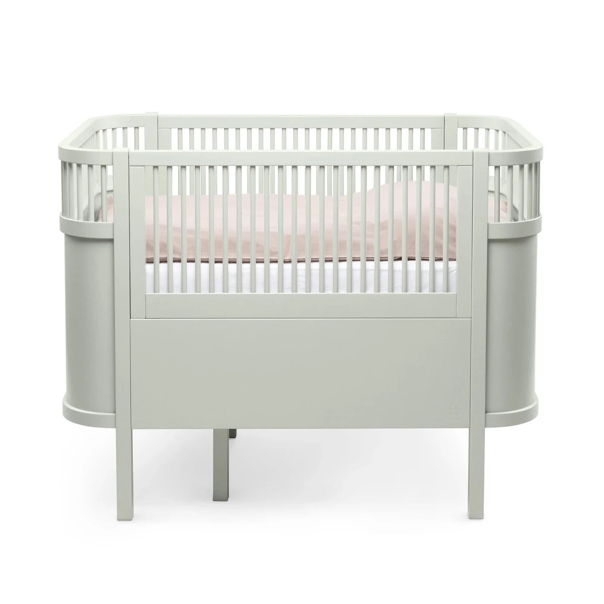 SEBRA - Lit Bébé évolutif Sebra en Bois 70x110 cm - Vert