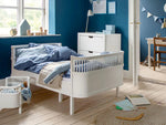 SEBRA - Lit Sebra, Junior & Grow, Blanc Classique, 165 - 200 cm