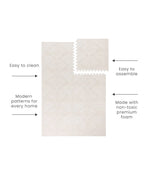 TODDLEKIND - Tapis de Jeu Bébé Tulum - Bone