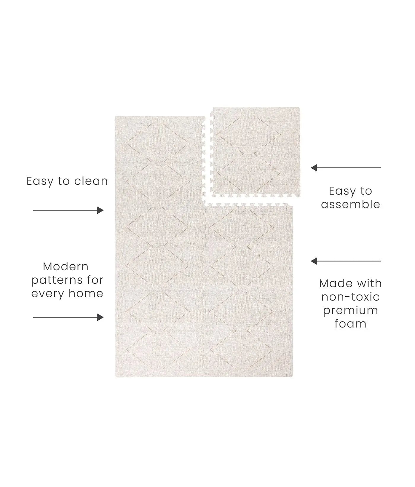 TODDLEKIND - Tapis de Jeu Bébé Tulum - Bone