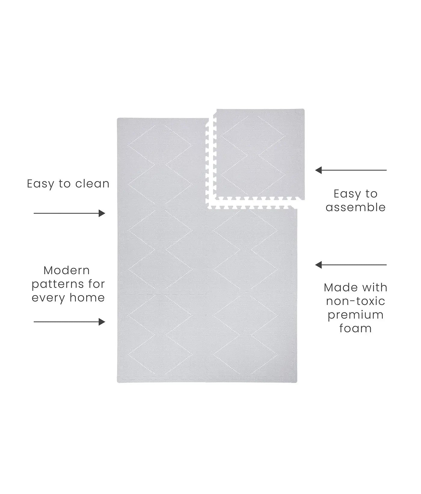 TODDLEKIND - Tapis de Jeu Bébé Tulum - Stone