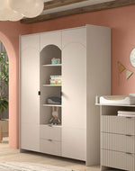 VIPACK-Armoire 3 Portes Lux – Argile