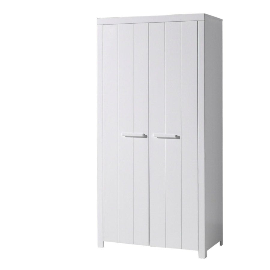 VIPACK - Armoire ERIK 2 Portes Blanc