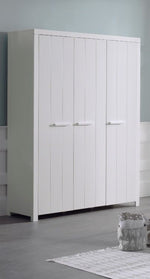 VIPACK - Armoire ERIK 3 Portes Blanc - Les Petits