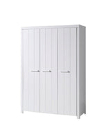 VIPACK - Armoire ERIK 3 Portes Blanc