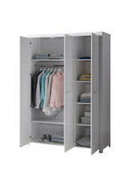 VIPACK - Armoire ERIK 3 Portes Blanc