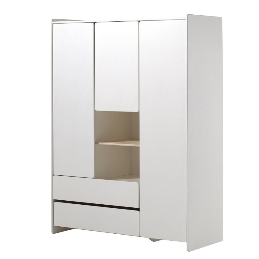 VIPACK - Armoire KIDDY 3 Portes Blanc