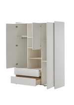VIPACK - Armoire KIDDY 3 Portes Blanc