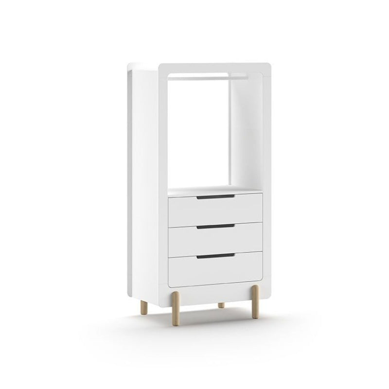 VIPACK - Armoire SMILE 3 Tiroirs Blanc