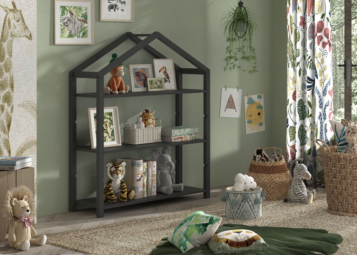 VIPACK - Bibliotèque DALLAS Anthracite