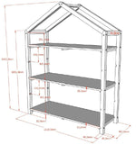VIPACK - Bibliotèque DALLAS Anthracite