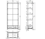 VIPACK - Bibliothèque ERIK Blanc