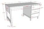 VIPACK-Bureau Eva – Blanc