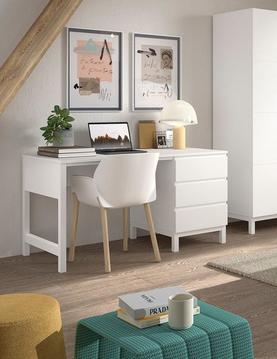 VIPACK-Bureau Eva – Blanc