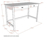 VIPACK-Bureau Forrest – En Hêtre Blanc