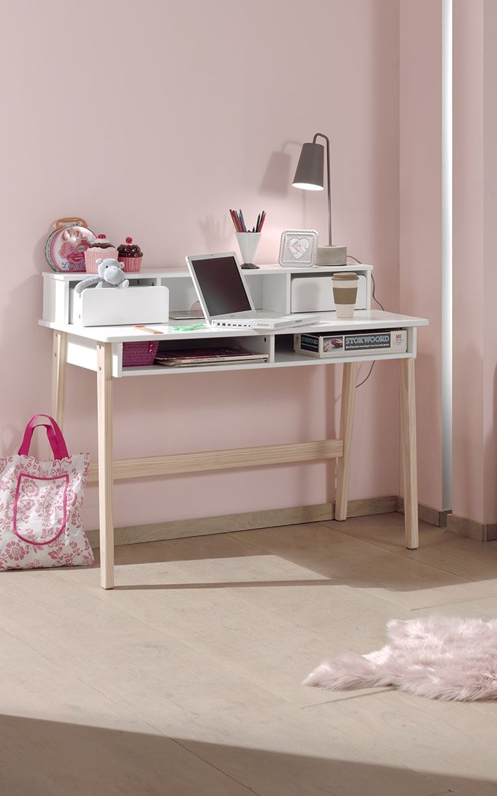 VIPACK - Bureau KIDDY Blanc