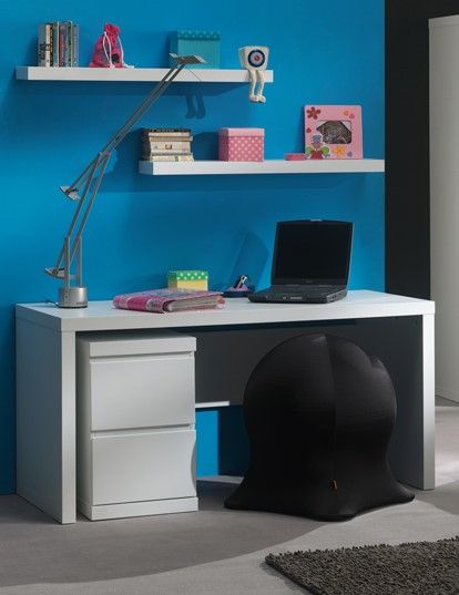 VIPACK - Bureau LARA Blanc