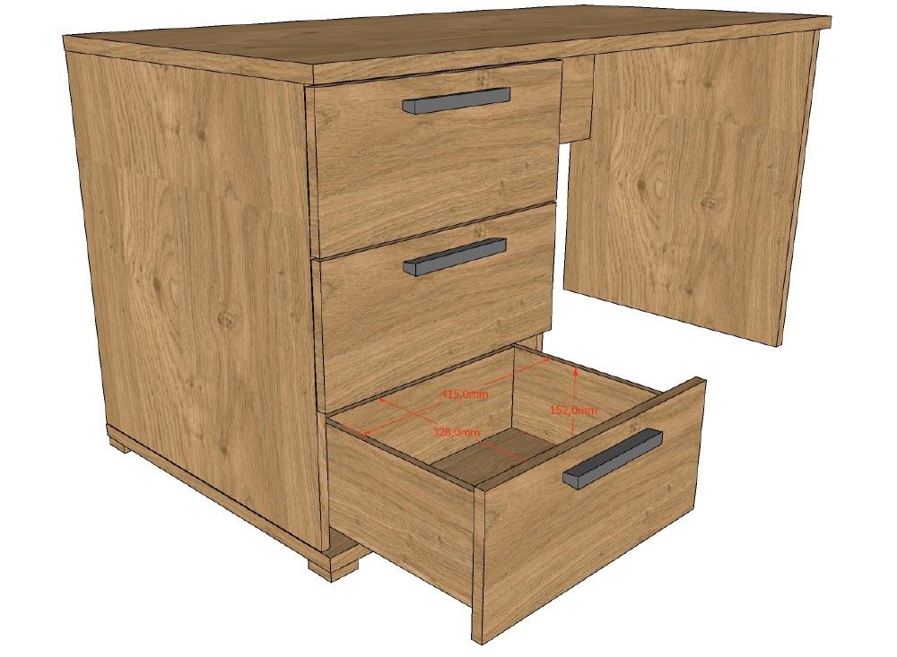 VIPACK - Bureau SAM Chêne