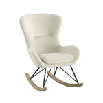 VIPACK - Chaise À Bascule Maxi ROCKY Bouclé Beige