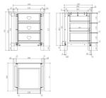 VIPACK - Chevet AMORI Blanc