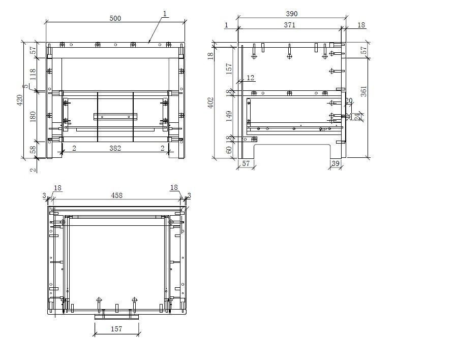 VIPACK - Chevet ERIK Blanc