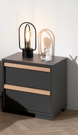 VIPACK - Chevet LONDON Anthranite