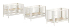 VIPACK-Ensemble Lit Bébé + Commode À 3 Tiroirs + Lit + Plan À Langer Swingo – 60 x 120 Cm – Argile