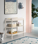 VIPACK-Ensemble Lit Bébé + Table À Langer + Lit Swingo – 60 x 120 Cm – Argile