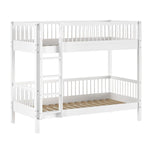 VIPACK-Ensemble Lit Superposé + Lit Banquette + Lit + Pieds De Conversion Forrest – 90 x 200 Cm – Blanc
