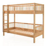 VIPACK-Ensemble Lit Superposé + Lit Banquette + Lit + Pieds De Conversion Forrest – 90 x 200 Cm – En Chêne