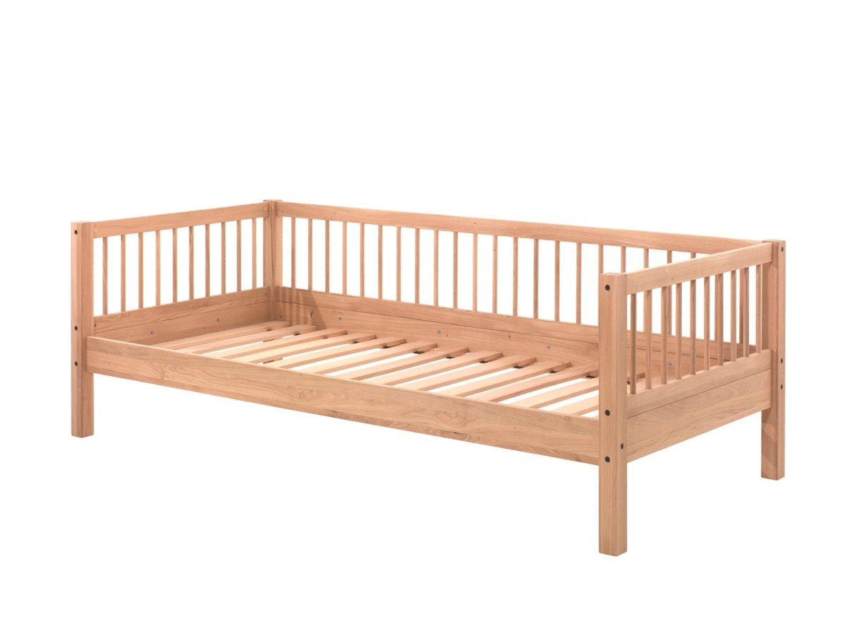 VIPACK-Ensemble Lit Superposé + Lit Banquette + Lit + Pieds De Conversion Forrest – 90 x 200 Cm – En Chêne