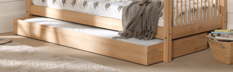 VIPACK-Ensemble Lit Superposé + Lit + Tiroir De Rangement Forrest – 90 x 200 Cm