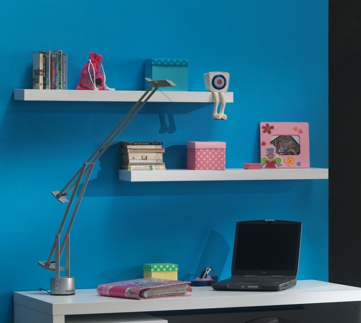 VIPACK - Étagère Murale LARA (2 PCS) Blanc