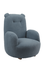 VIPACK - Fauteuil ROCKY Ours Mini Bleu